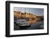 Saint Catherine Quay in the Vieux Bassin at Sunrise, Honfleur, Normandy, France, Europe-Stuart Black-Framed Photographic Print