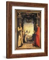 Saint Catherine Receiving Stigmata-Domenico Beccafumi-Framed Giclee Print