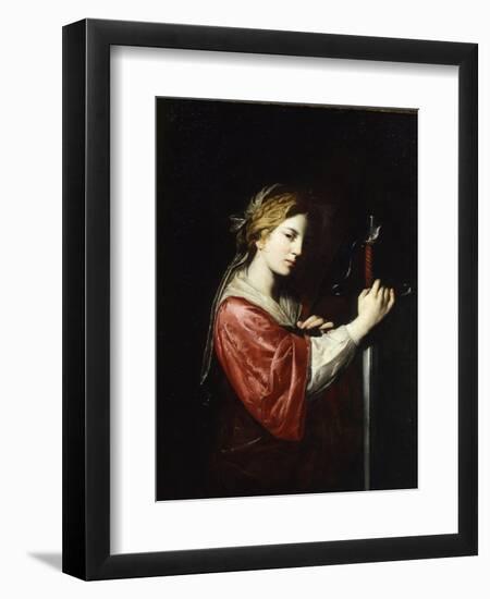 Saint Catherine-Bartolomeo Bassante-Framed Premium Giclee Print