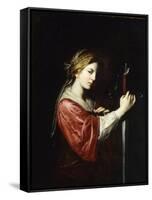 Saint Catherine-Bartolomeo Bassante-Framed Stretched Canvas