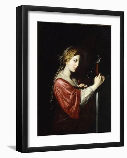 Saint Catherine-Bartolomeo Bassante-Framed Giclee Print