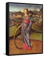 Saint Catherine-Giovanni Bellini-Framed Stretched Canvas