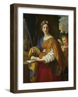 Saint Cecilia, 1620-1625-Pietro da Cortona-Framed Giclee Print