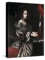 Saint Cecilia, 1640S-Carlo Dolci-Stretched Canvas