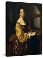 Saint Cecilia,16th Century-Antiveduto Grammatica-Stretched Canvas