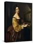 Saint Cecilia,16th Century-Antiveduto Grammatica-Stretched Canvas