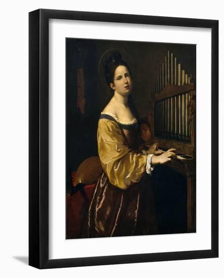 Saint Cecilia,16th Century-Antiveduto Grammatica-Framed Giclee Print