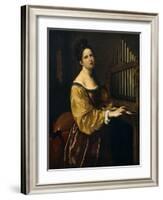 Saint Cecilia,16th Century-Antiveduto Grammatica-Framed Giclee Print