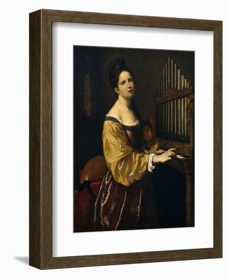 Saint Cecilia,16th Century-Antiveduto Grammatica-Framed Giclee Print