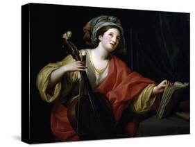 Saint Cecilia, 1760-1761-Anton Sminck Van Pitloo-Stretched Canvas