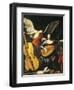 Saint Cecilia and Angel-Carlo Saraceni-Framed Giclee Print