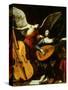 Saint Cecilia and the Angel, 1600-Carlo Saraceni-Stretched Canvas