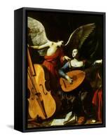 Saint Cecilia and the Angel, 1600-Carlo Saraceni-Framed Stretched Canvas