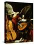 Saint Cecilia and the Angel, 1600-Carlo Saraceni-Stretched Canvas