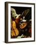 Saint Cecilia and the Angel, 1600-Carlo Saraceni-Framed Giclee Print