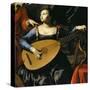 Saint Cecilia and the Angel-Carlo Saraceni-Stretched Canvas