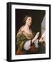 Saint Cecilia, Between 1640 and 1650-Sassoferrato-Framed Giclee Print