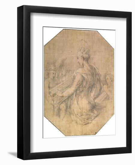 'Saint Cecilia', c1527-1530-null-Framed Giclee Print