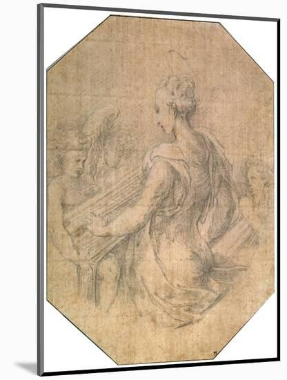 'Saint Cecilia', c1527-1530-null-Mounted Giclee Print