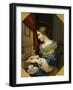 Saint Cecilia Playing the Organ-Carlo Dolci-Framed Giclee Print