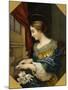 Saint Cecilia Playing the Organ-Carlo Dolci-Mounted Giclee Print