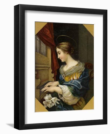 Saint Cecilia Playing the Organ-Carlo Dolci-Framed Giclee Print