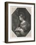 Saint Cecilia Roman Saint and Martyr, Patron Saint of Musicians, Playing a Portative Organ-null-Framed Photographic Print