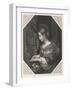 Saint Cecilia Roman Saint and Martyr, Patron Saint of Musicians, Playing a Portative Organ-null-Framed Photographic Print