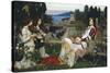 Saint Cecilia-John William Waterhouse-Stretched Canvas