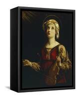 Saint Cecilia-Guido Reni-Framed Stretched Canvas