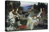 Saint Cecilia-John William Waterhouse-Stretched Canvas