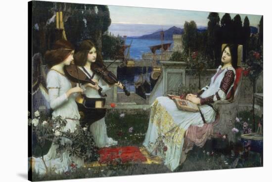 Saint Cecilia-John William Waterhouse-Stretched Canvas