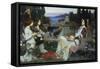 Saint Cecilia-John William Waterhouse-Framed Stretched Canvas