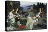 Saint Cecilia-John William Waterhouse-Stretched Canvas