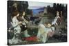 Saint Cecilia-John William Waterhouse-Stretched Canvas