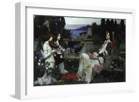 Saint Cecilia-John William Waterhouse-Framed Giclee Print