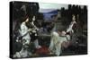 Saint Cecilia-John William Waterhouse-Stretched Canvas