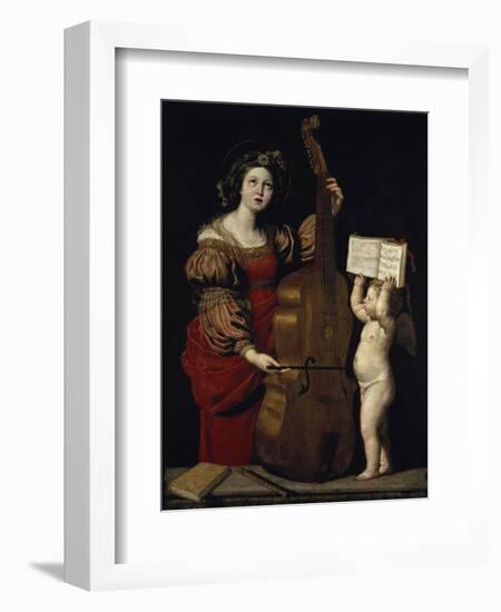 Saint Cecilia-Domenichino-Framed Giclee Print