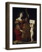 Saint Cecilia-Domenichino-Framed Giclee Print