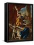 Saint Cecilia-Nicolas Poussin-Framed Stretched Canvas
