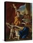 Saint Cecilia-Nicolas Poussin-Stretched Canvas