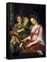 Saint Cecilia-Michel Coxcie-Framed Stretched Canvas