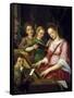 Saint Cecilia-Michel Coxcie-Framed Stretched Canvas