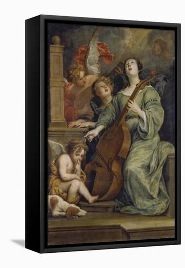 Saint Cecilia-Thomas Willeboirts-Framed Stretched Canvas