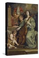Saint Cecilia-Thomas Willeboirts-Stretched Canvas