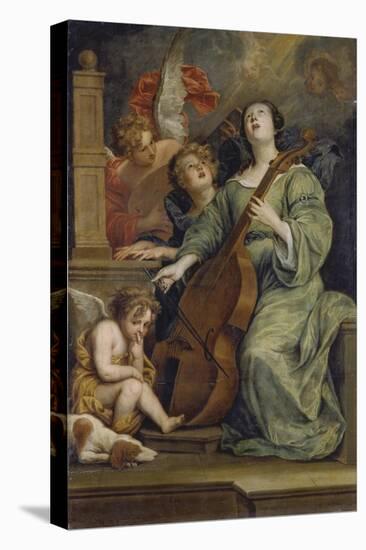 Saint Cecilia-Thomas Willeboirts-Stretched Canvas