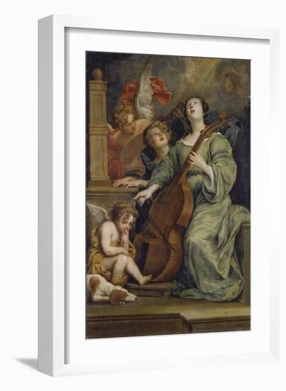 Saint Cecilia-Thomas Willeboirts-Framed Giclee Print