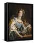 Saint Cecilia-Giambattista Tiepolo-Framed Stretched Canvas