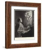 Saint Cecilia-German School-Framed Giclee Print