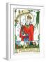 Saint Charlemagne, Patron of Students and Teachers, C.1910-null-Framed Giclee Print